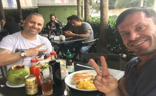 Fábio Mota e Renato Cariani. — Foto: Reprodução/Arquivo pessoal