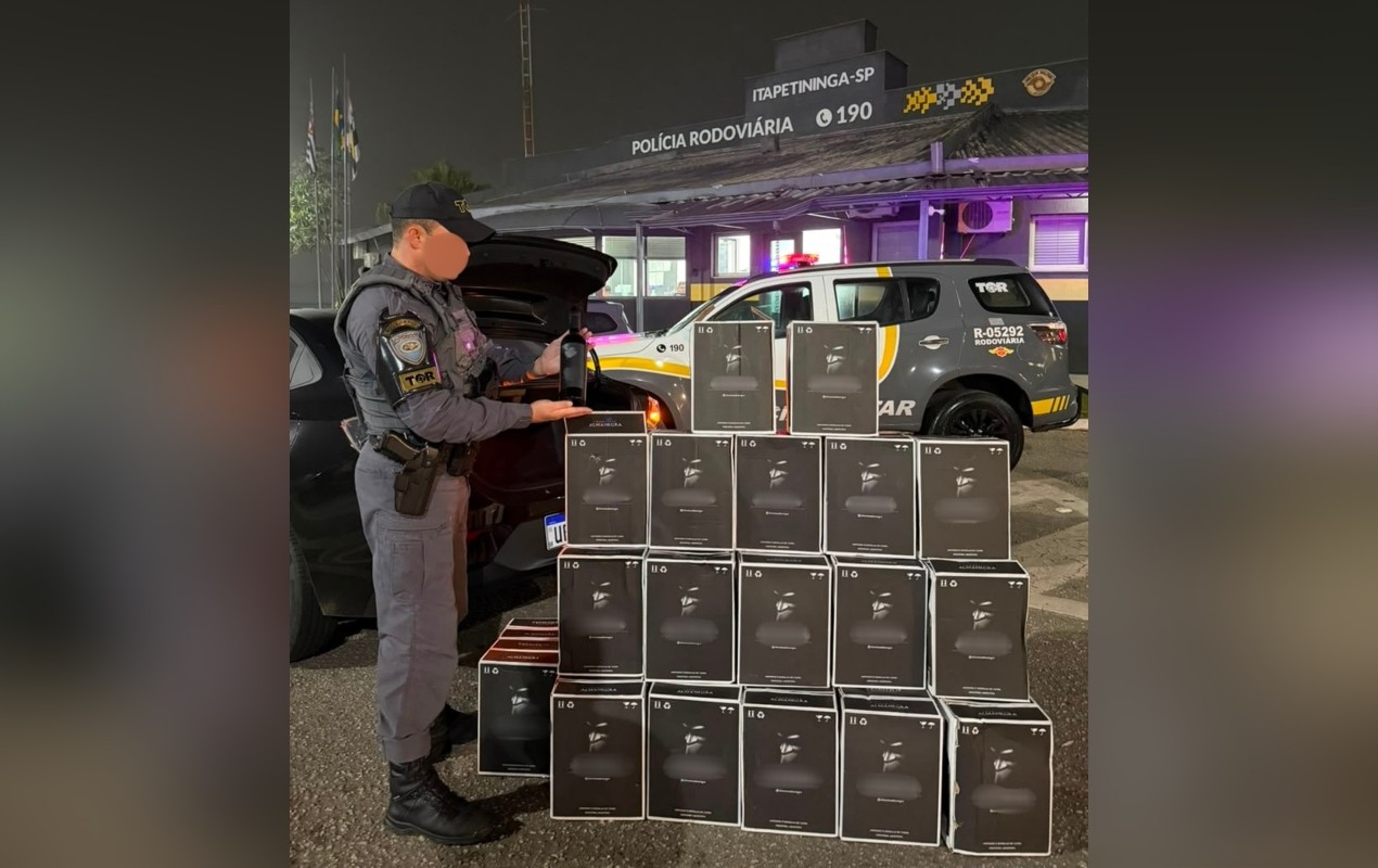Polícia apreende 240 garrafas de vinho avaliadas em R$ 32 mil em rodovia no interior de SP