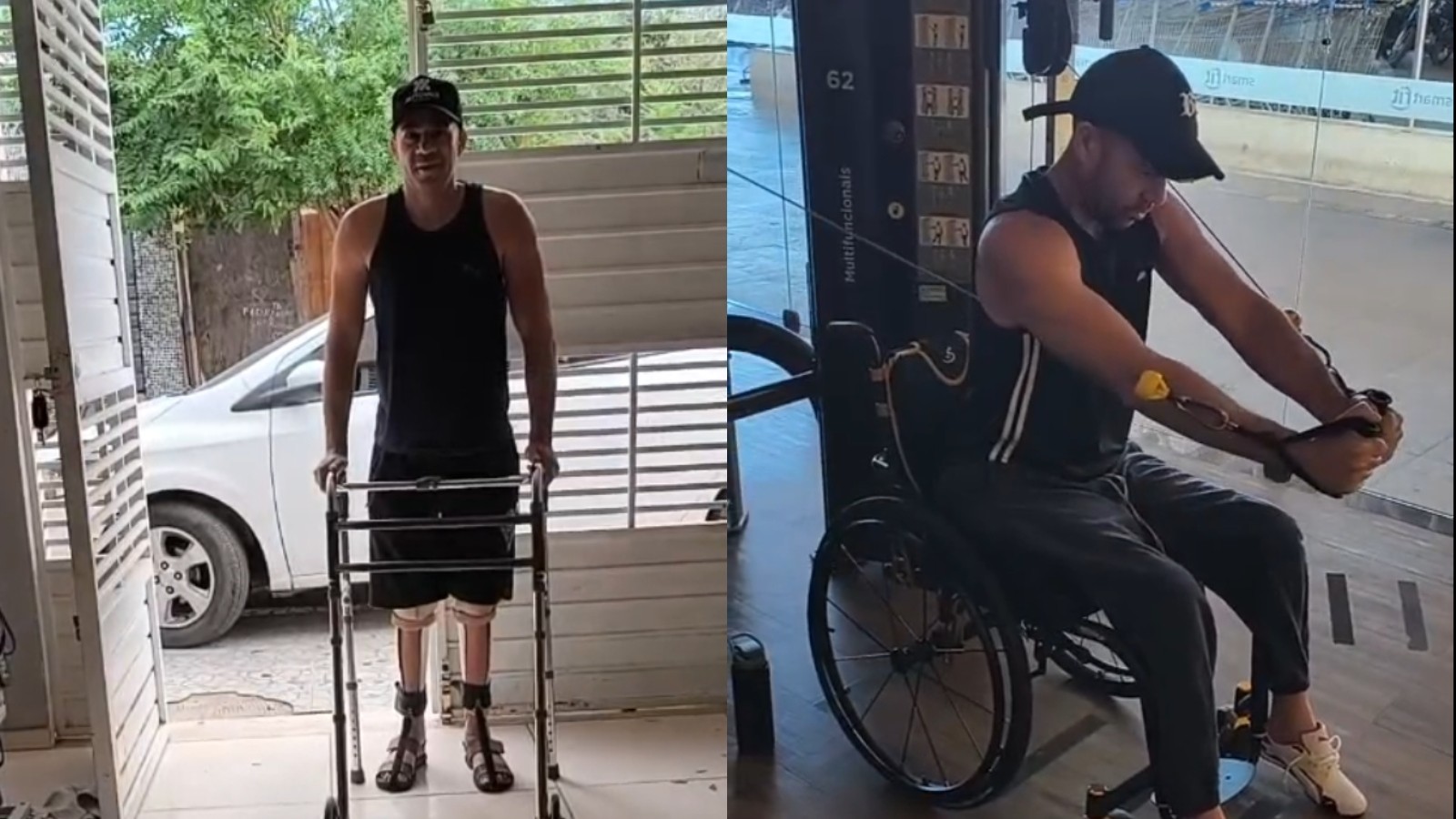 Dois anos após acidente, motorista que ficou paraplégico em academia voltou a dirigir e fazer exercícios