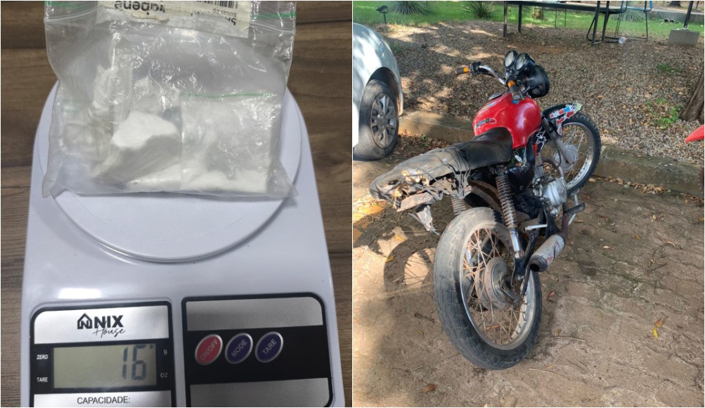 Casal é preso por tráfico de drogas e adulteração de chassi de moto em Parauapebas, no PA