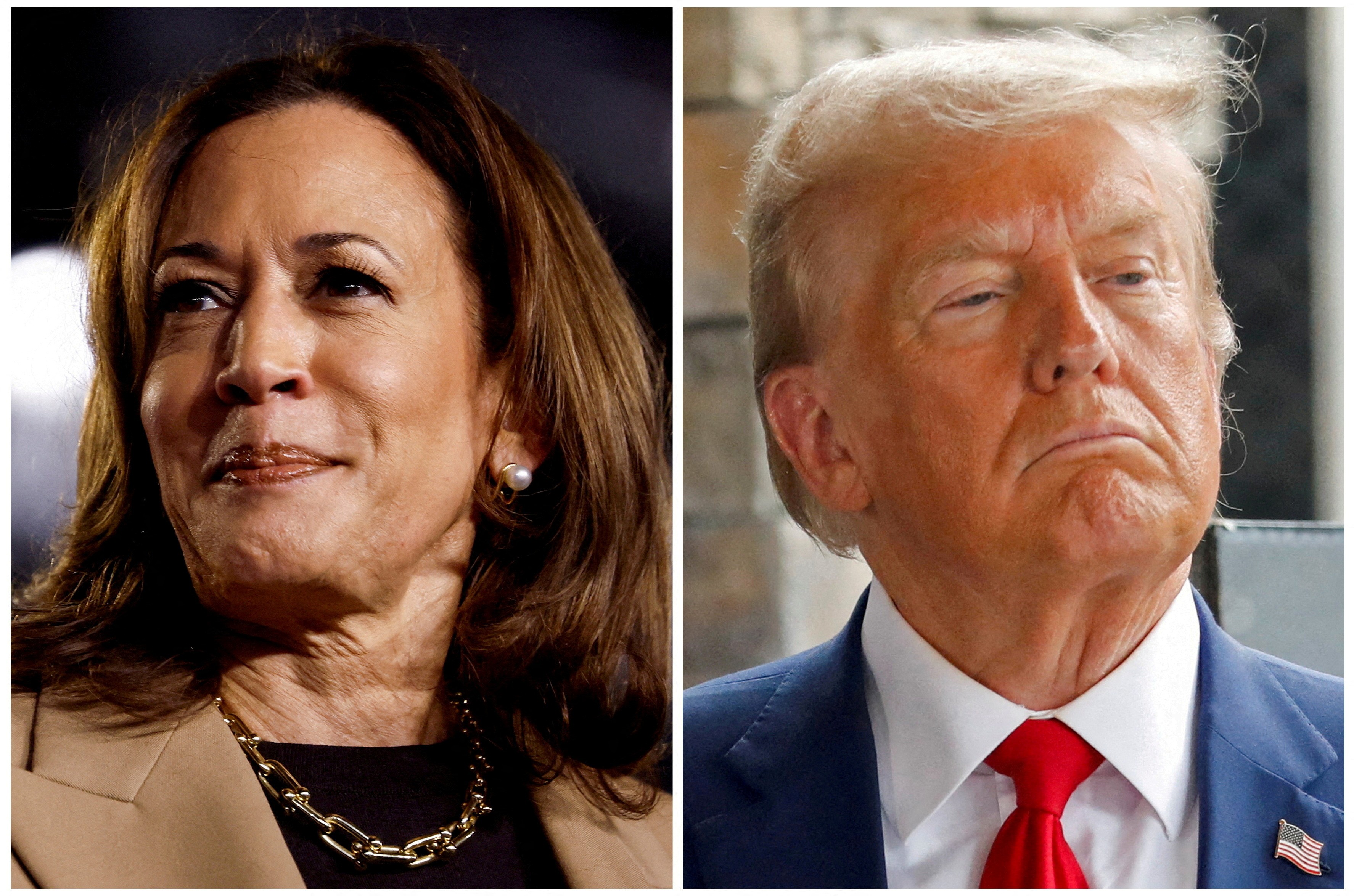 Ataques, famosos e viagens: a estratégia de Kamala e Trump na última semana de campanha