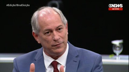 Ciro Gomes PDT responde a pergunta sobre minorias