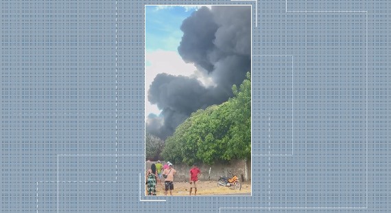Incêndio destrói fábrica de recicláveis em Canto do Buriti, no Sul do Piauí
