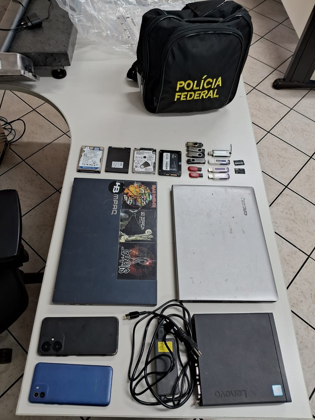 PF realiza segunda prisão por compartilhamento de material de abuso infantil em menos de um mês, em Juiz de Fora