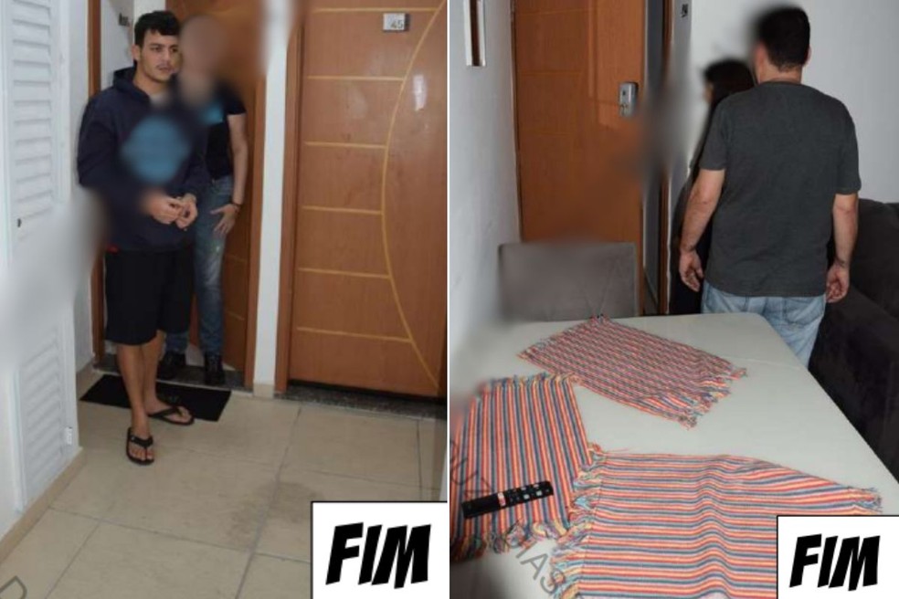 Palavra 'fim' foi colocada no final das versões dos investigados, como em uma história em quadrinhos — Foto: Laudo pericial
