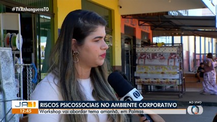 Palmas recebe workshop sobre riscos psicossociais no ambiente corporativo