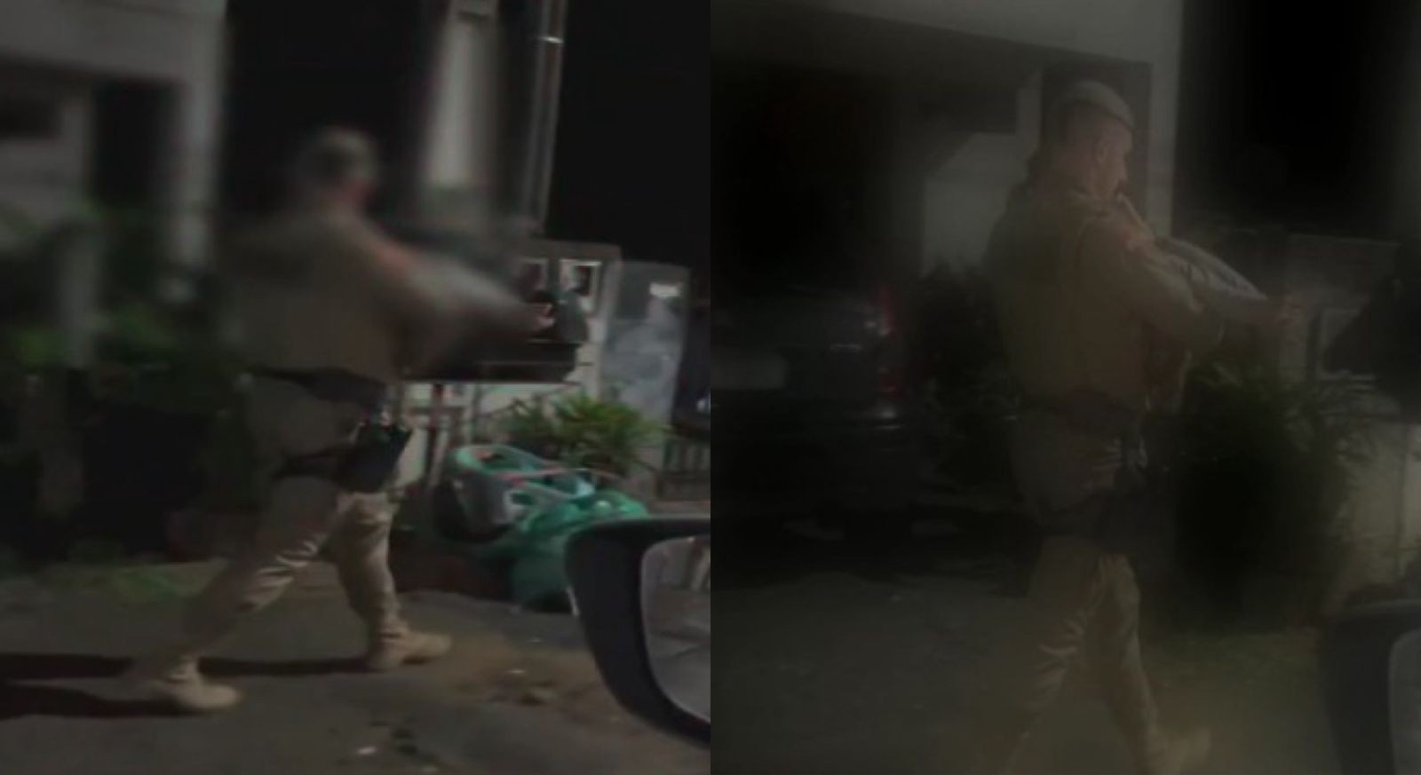 Menina de 4 anos é encontrada sozinha de madrugada à procura da mãe em SC; VÍDEO