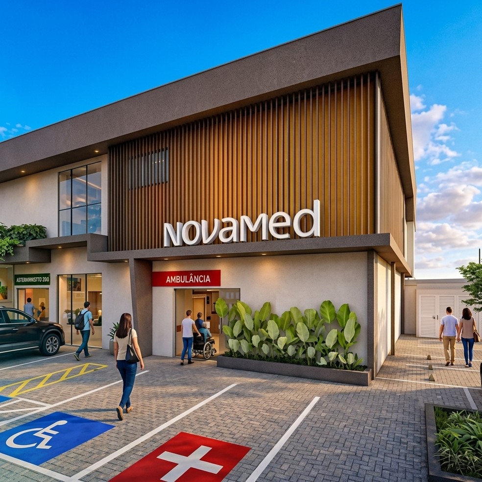 Com entrega prevista para 2027, novo hospital no Jardim América terá 40 leitos de alta complexidade e estrutura voltada para oncologia e hemodinâmica. — Foto: Acervo