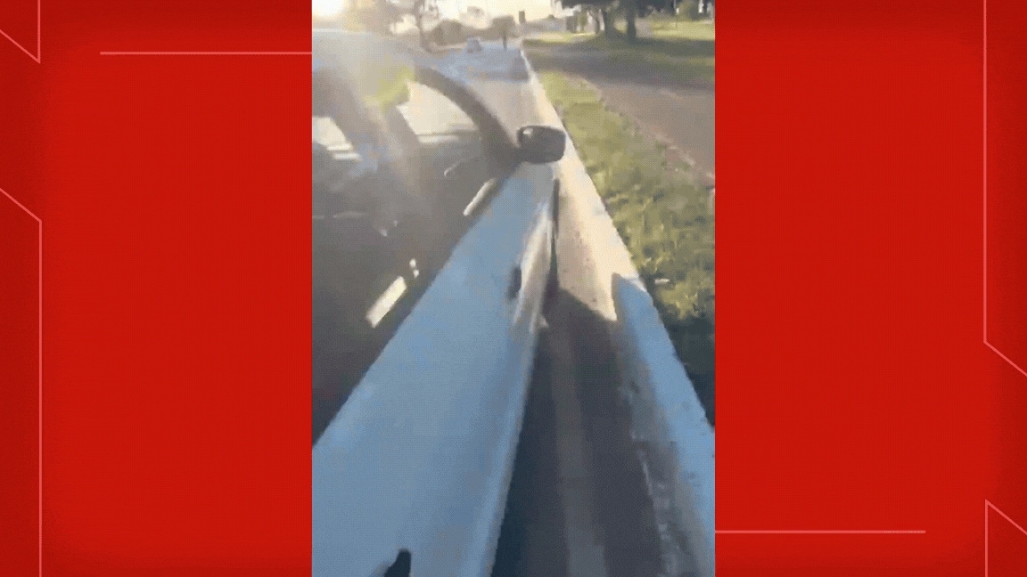 VÍDEO: motorista fecha e atropela ciclista após discussão no DF