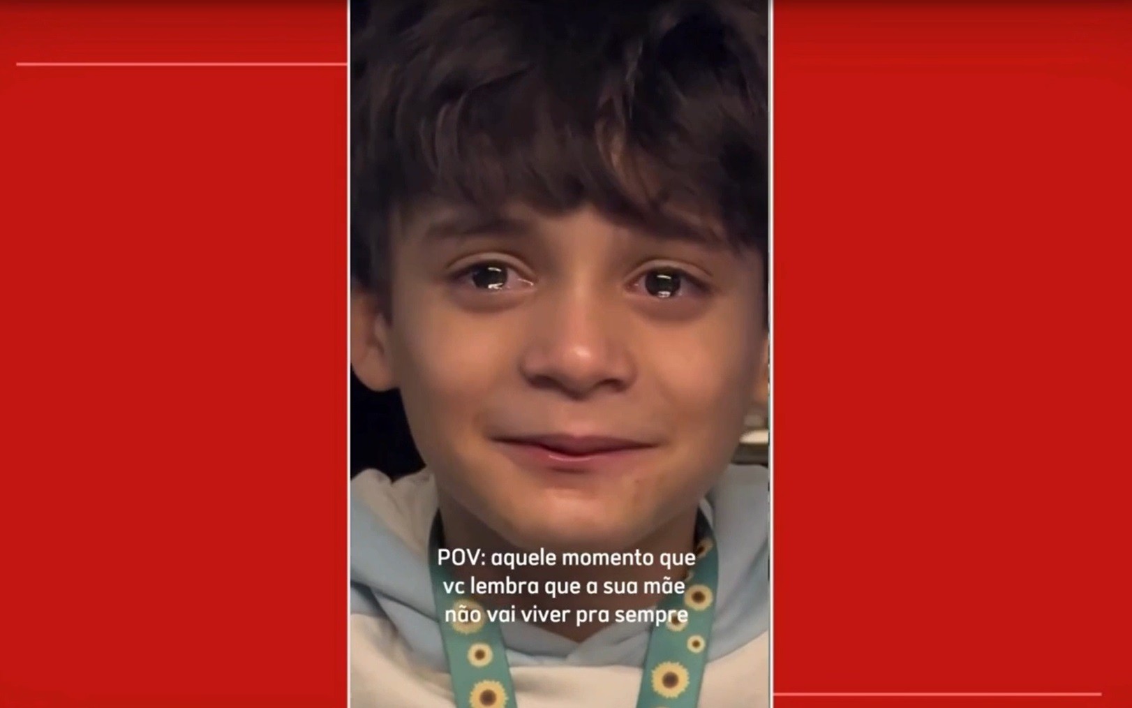 VÍDEO: menino autista viraliza ao se emocionar com medo de não ter a mãe quando for adulto