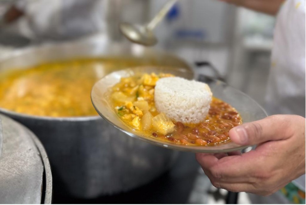 Merenda escolar em Cuiabá — Foto: Prefeitura de Cuiabá