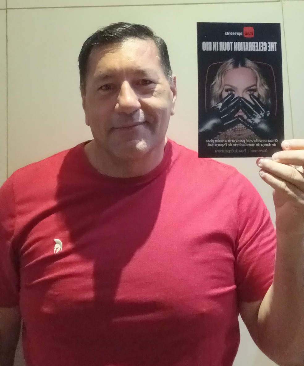 Marcelo vai estar na área Vip do show da cantora neste fim de semana — Foto: Arquivo pessoal