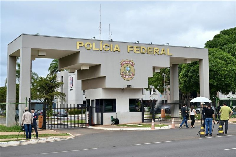 Superintendência da PF em Brasília — Foto: Evaristo Sa/AFP