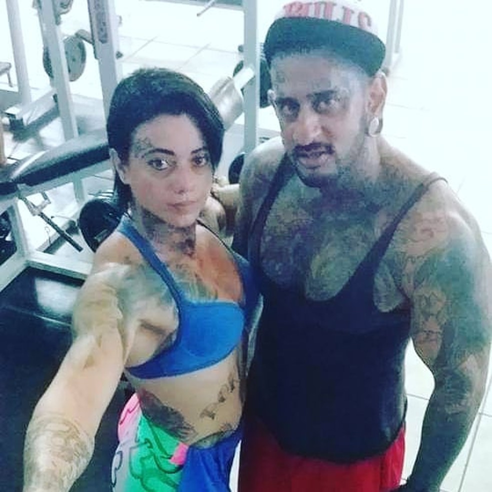 Diabão e Mulher Demônia de Praia Grande mostram modificações corporais;  veja antes e depois | Santos e Região | G1