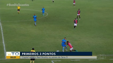 Capital vence Real Brasília na estreia na Série D