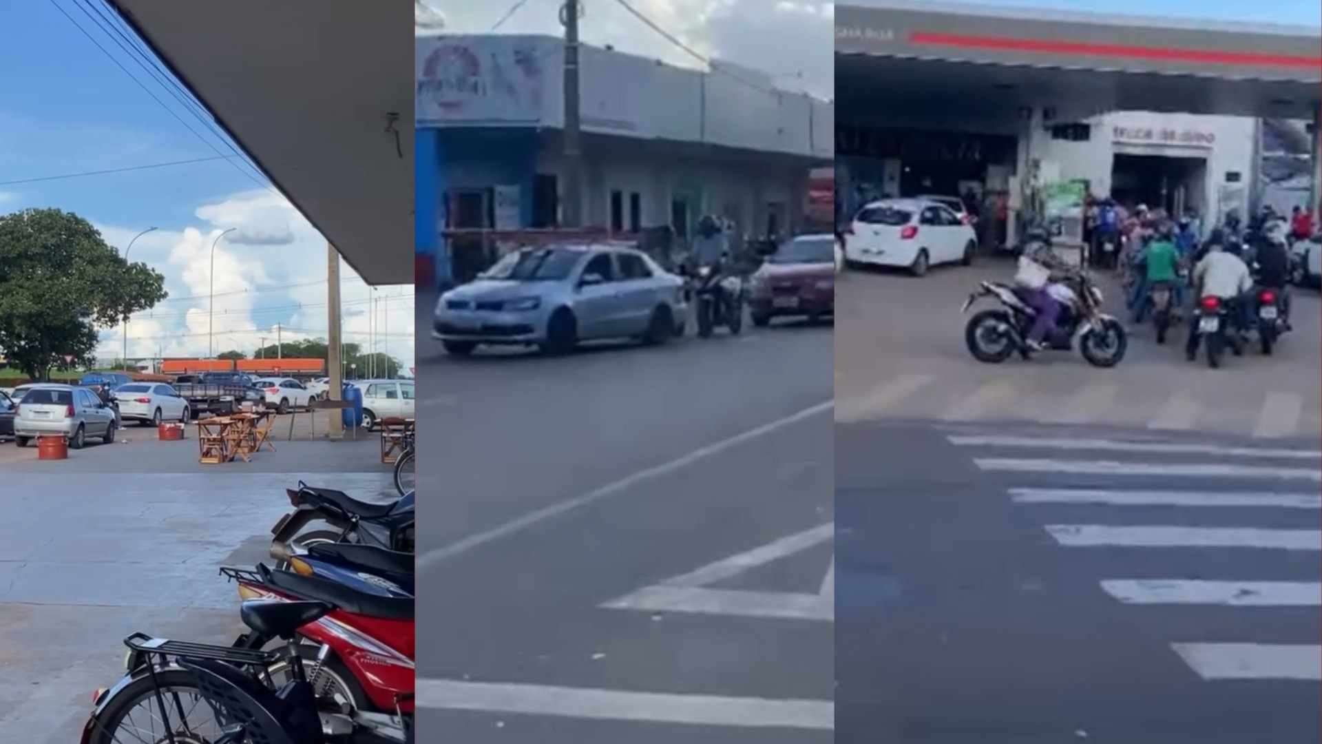 Corrida a postos provoca falta de diesel e filas quilométricas em MT 