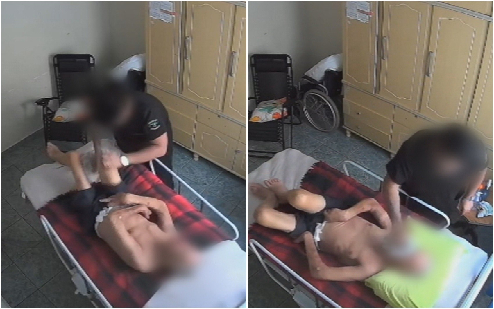 Idoso acamado é torturado por cuidador em Goiânia; vídeo é forte 
