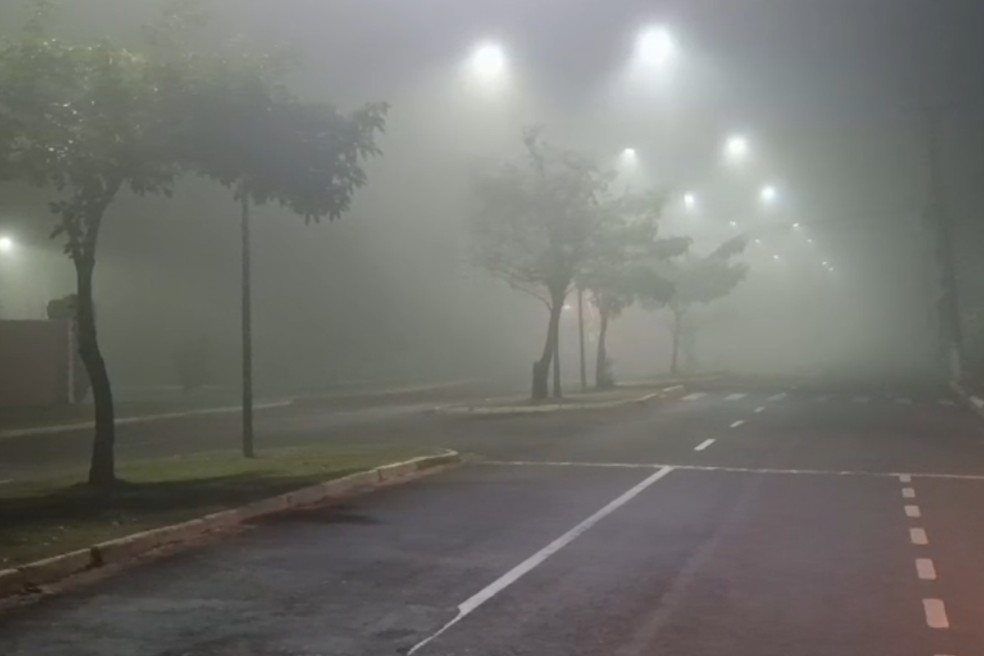 Clima em Ponta Porã registrou 17° na manhã desta quarta-feira — Foto: Mauro Almeida