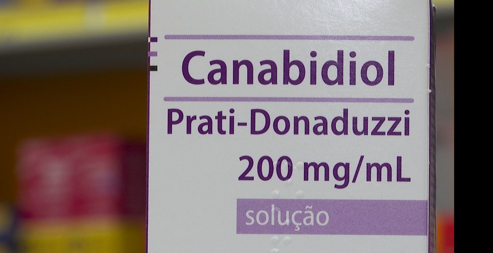 Medicamento à base de canabidiol — Foto: Reprodução/EPTV