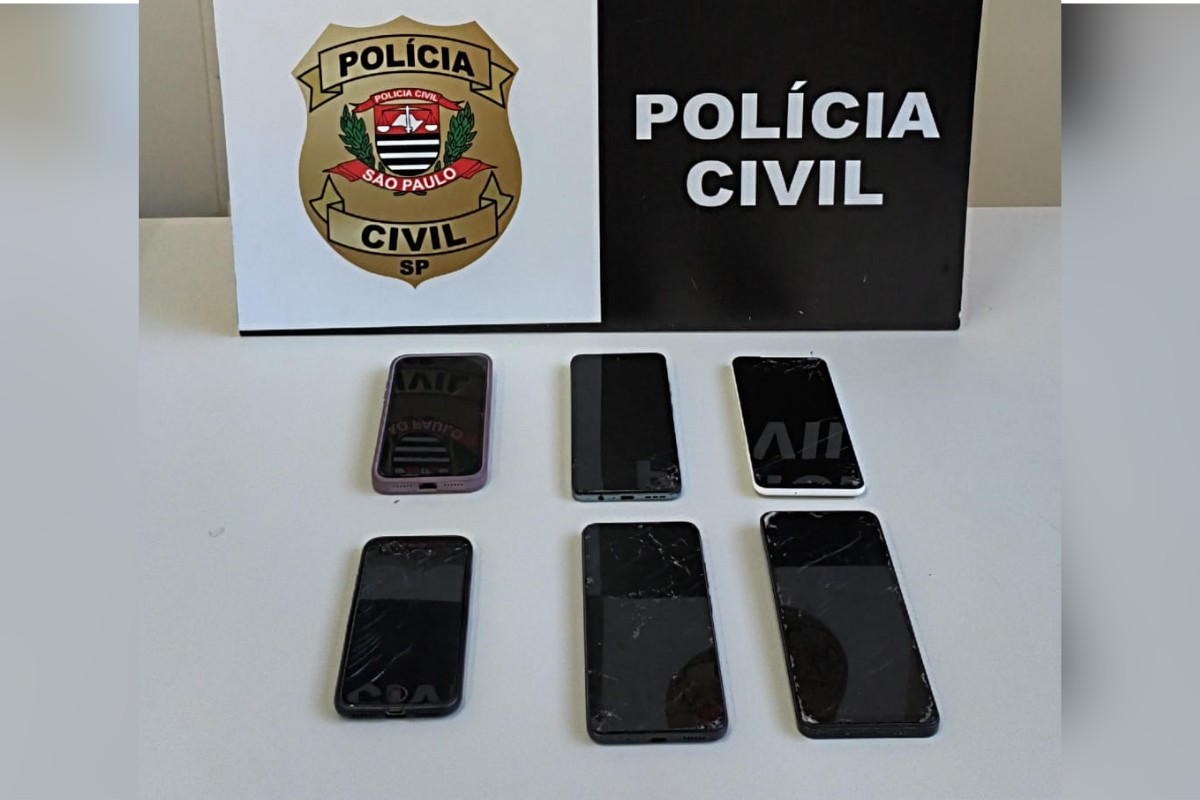 Polícia apreende seis celulares em operação contra golpes com falsos comprovantes de Pix no interior de SP