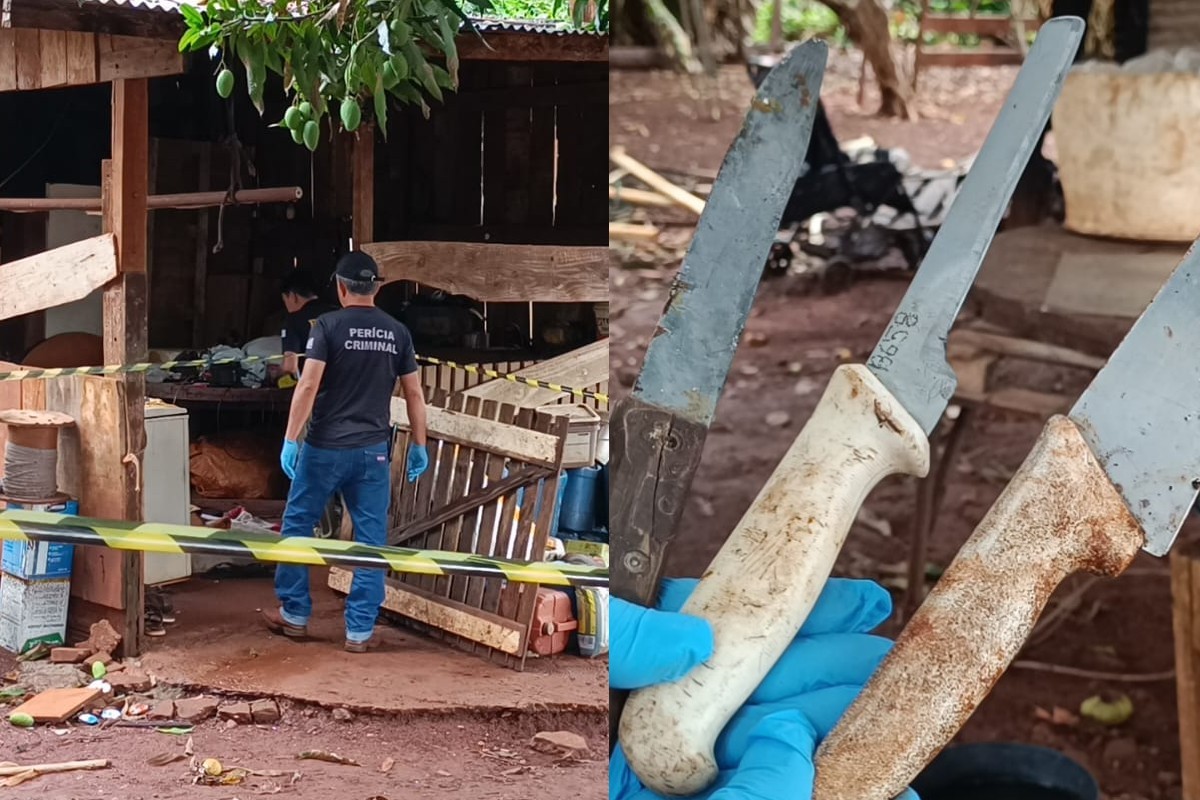 Homem é morto a facadas em chácara de Dourados; idoso de 71 anos é preso