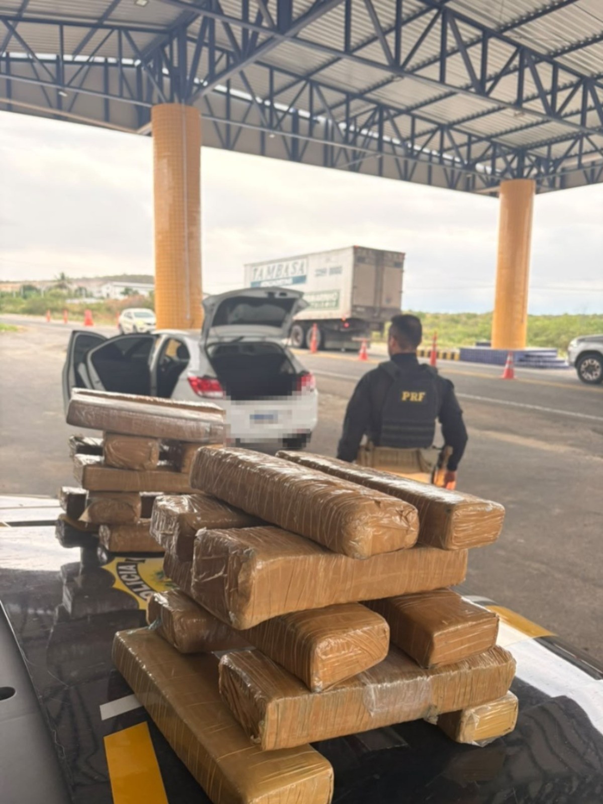 Homem é preso com mais de 20 kg de maconha em rodovia do RN