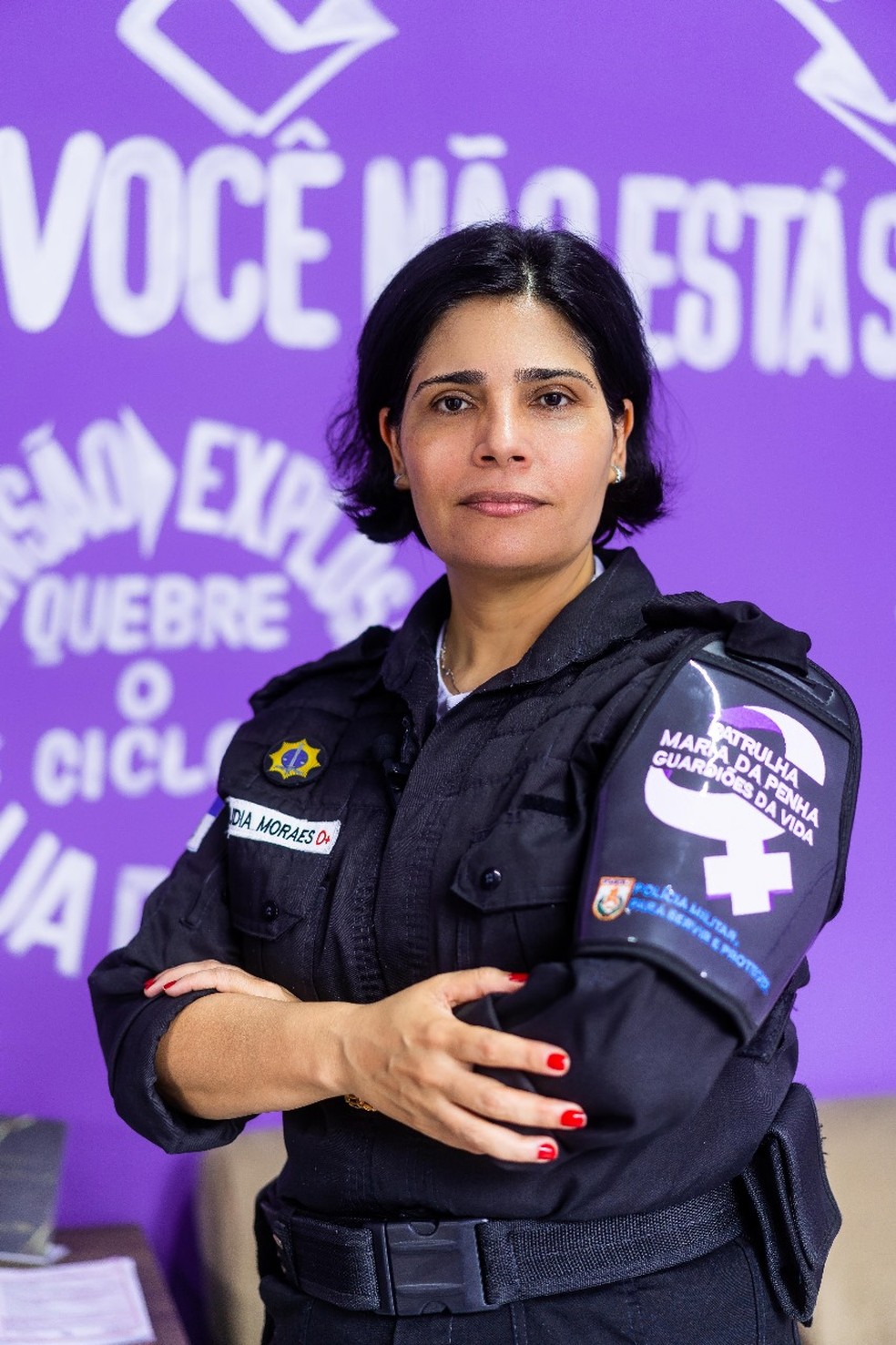 Coronel Cláudia Moraes — Foto: Reprodução