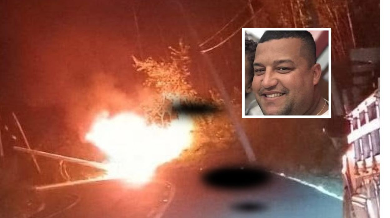 Motorista morre carbonizado em grave acidente após carro bater em poste no interior de SP