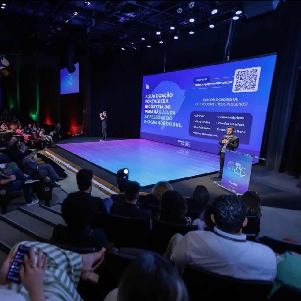 Evento no Centro Internacional de Formação para Autoridades e Líderes de Curitiba (CIFAL Curitiba), criado através de uma parceria entre o Instituto das Nações Unidas para Formação e Pesquisa (UNITAR) e a Prefeitura Municipal de Curitiba — Foto: Reprodução/Cifal Curitiba