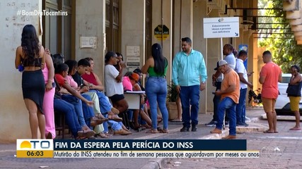 Mutirão do INSS realiza perícias médicas durante o fim de semana em Palmas