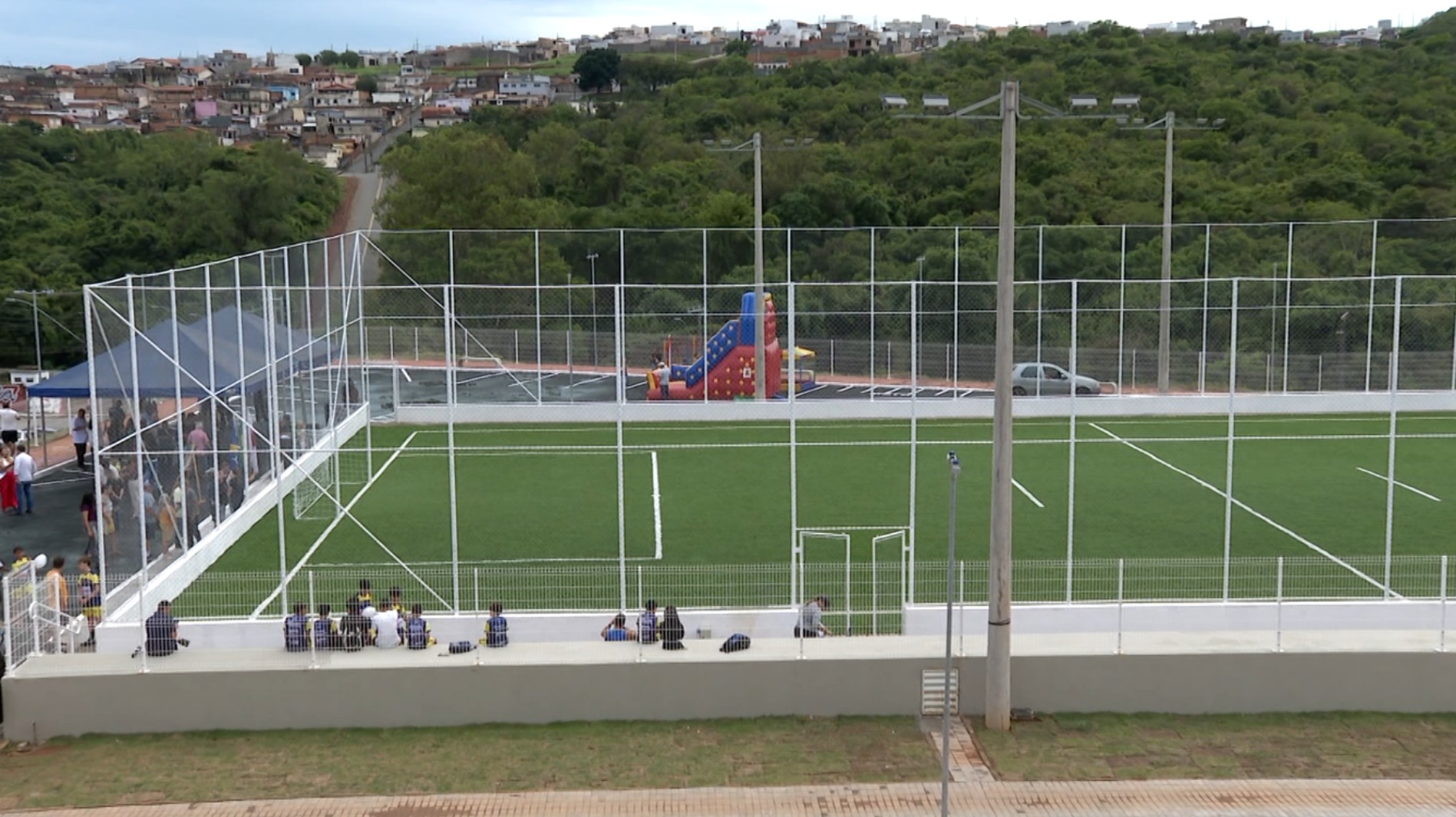 Área do antigo Melãozinho vira complexo esportivo em Varginha, MG