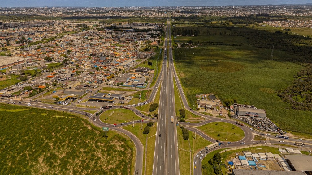 BR-277 cruza o estado do Paraná. — Foto: Divulgação