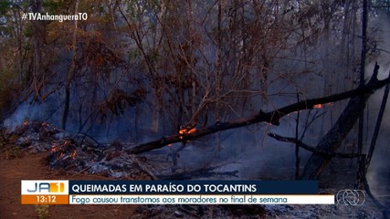 Queimadas em Paraíso do Tocantins causam transtornos aos moradores