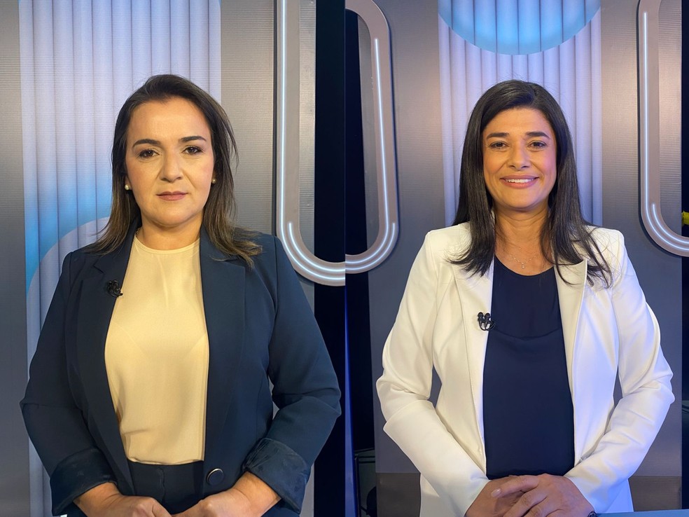 Adriane Lopes e Rose Modesto disputam o segundo turno — Foto: TV Morena/ Divulgação