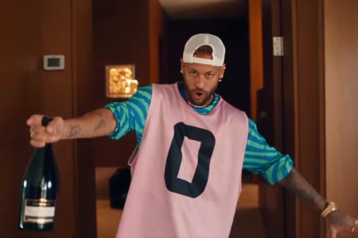 Neymar vira 'Lil Ney' em vídeo com IA ao som de rap e champanhe; VEJA