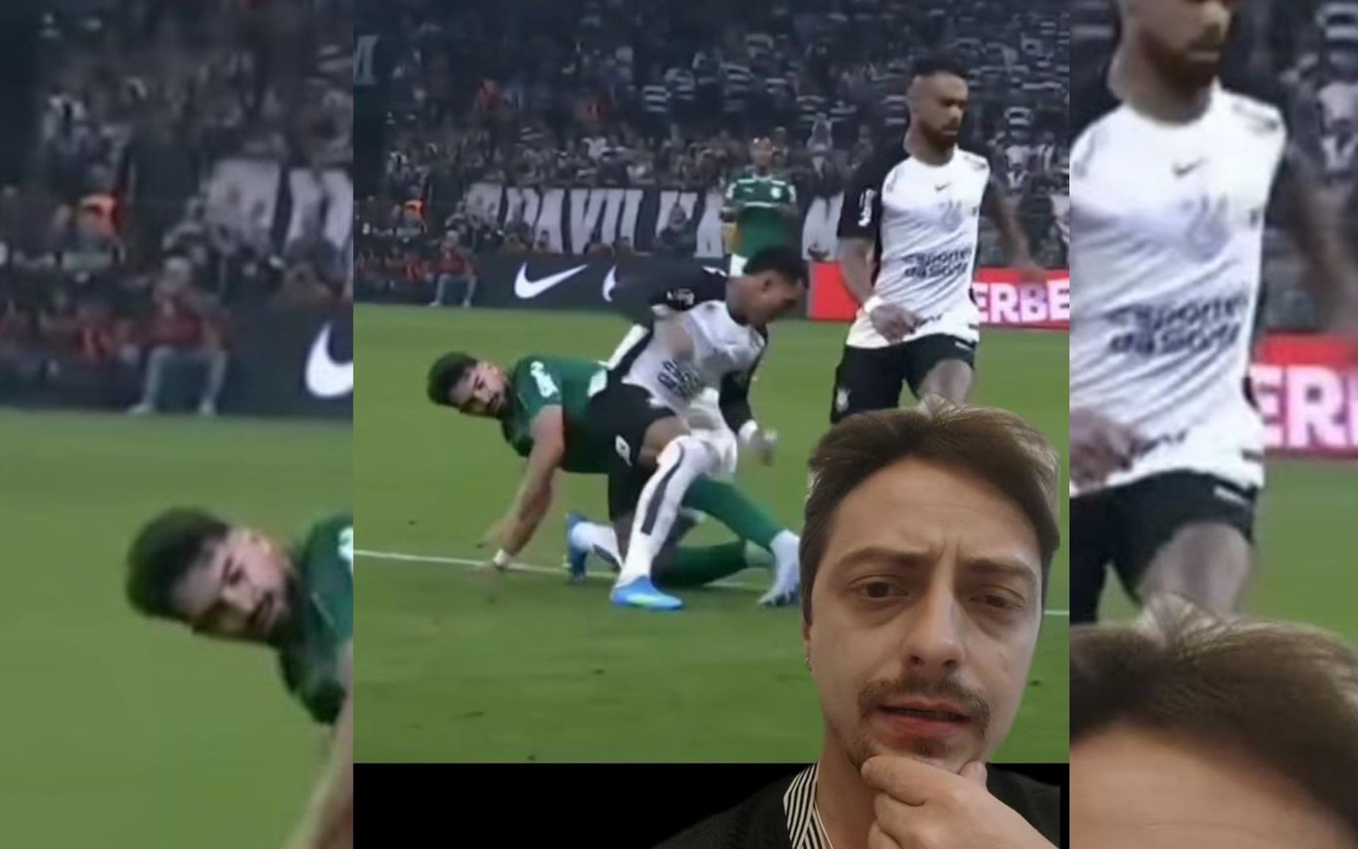 Influenciador corintiano é internado e entubado após batida entre motocicleta e ônibus 