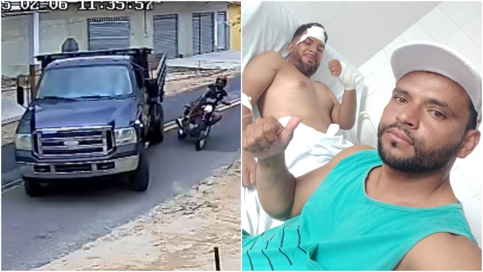 Amigos de infância se envolvem em grave acidente e um deles fica ferido no Ceará — Foto: Arquivo pessoal