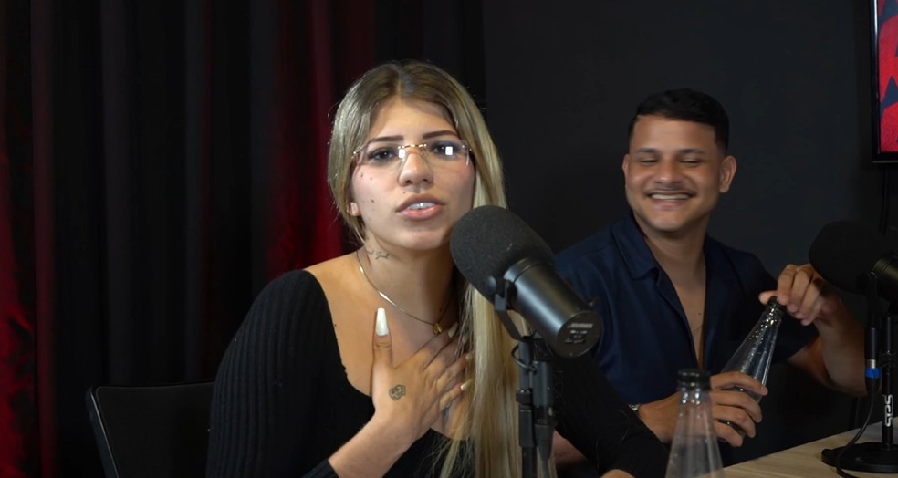 Em um podcast do qual participou h&aacute; pouco mais de um m&ecirc;s, Rafaella Freire relatou um pouco da sua rotina &mdash; Foto: Reprodu&ccedil;&atilde;o/Podcast do Rapha