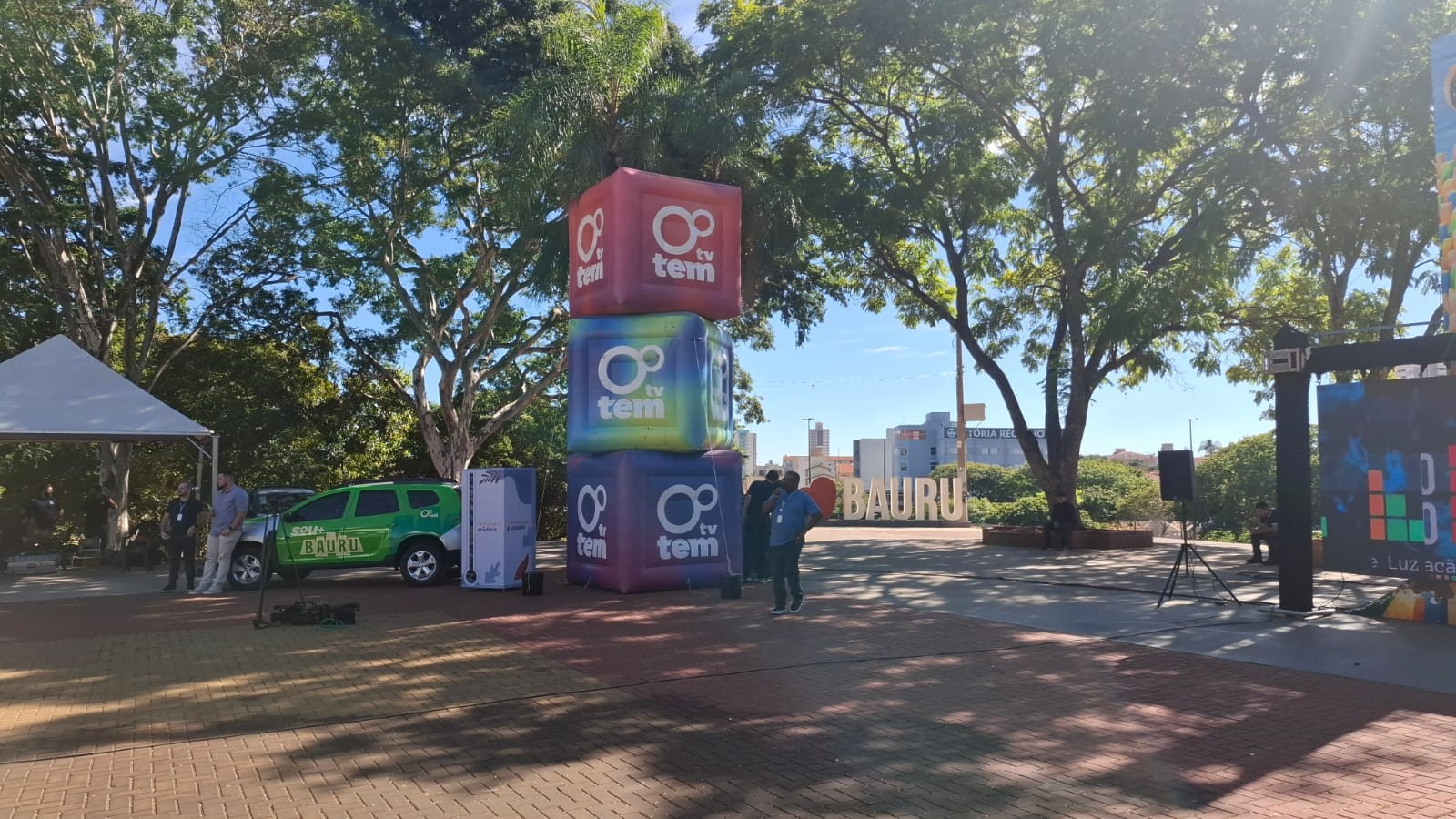 'Sou+Bauru': TV TEM lança projeto para celebrar o orgulho de ser bauruense com telejornal ao vivo do Parque Vitória Régia