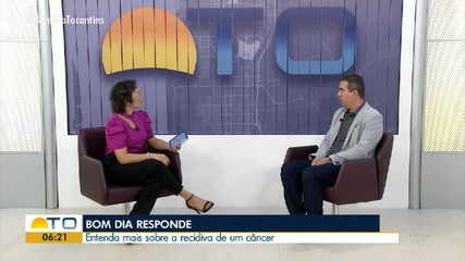 Especialista explica sobre a recidiva de um câncer no Bom Dia Responde