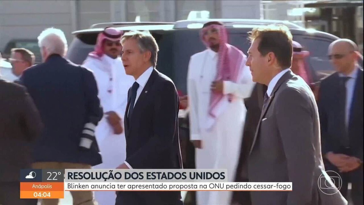 Conselho de Segurança da ONU vota nesta sexta resolução dos EUA para 'cessar-fogo imediato' em Gaza