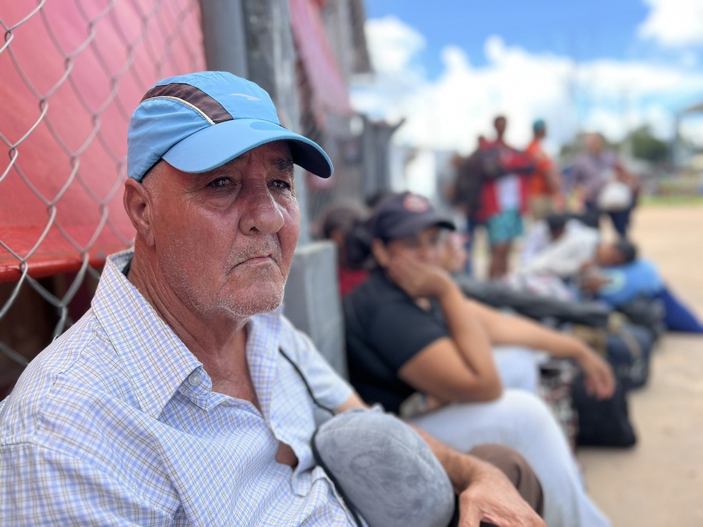 Alex Rodriguez, de 70 anos, veio ao Brasil para tratar uma catarata — Foto: Caíque Rodrigues/g1 RR