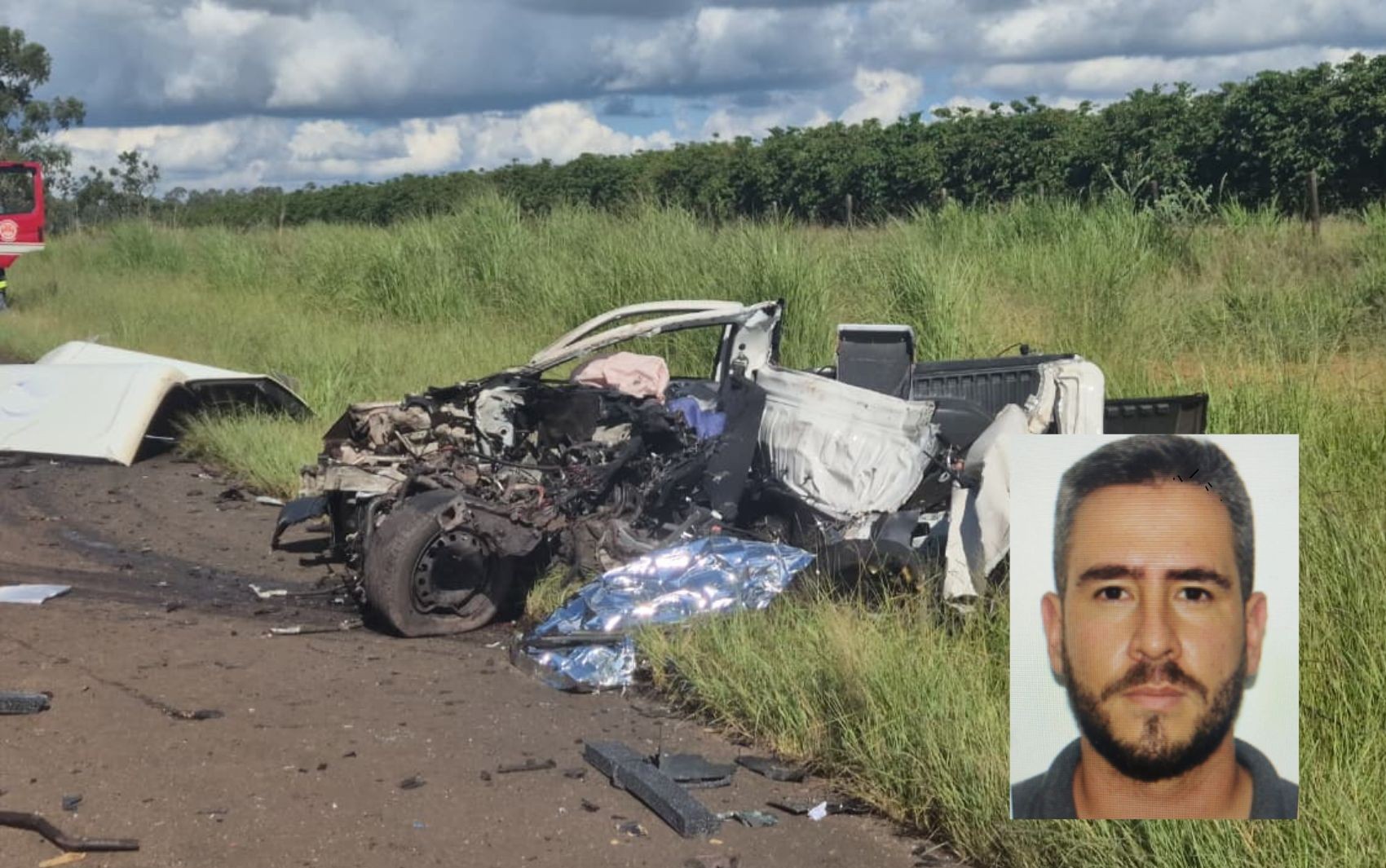 Homem morre e 2 ficam feridos em batida frontal entre carro e caminhão em rodovia do interior de São Paulo