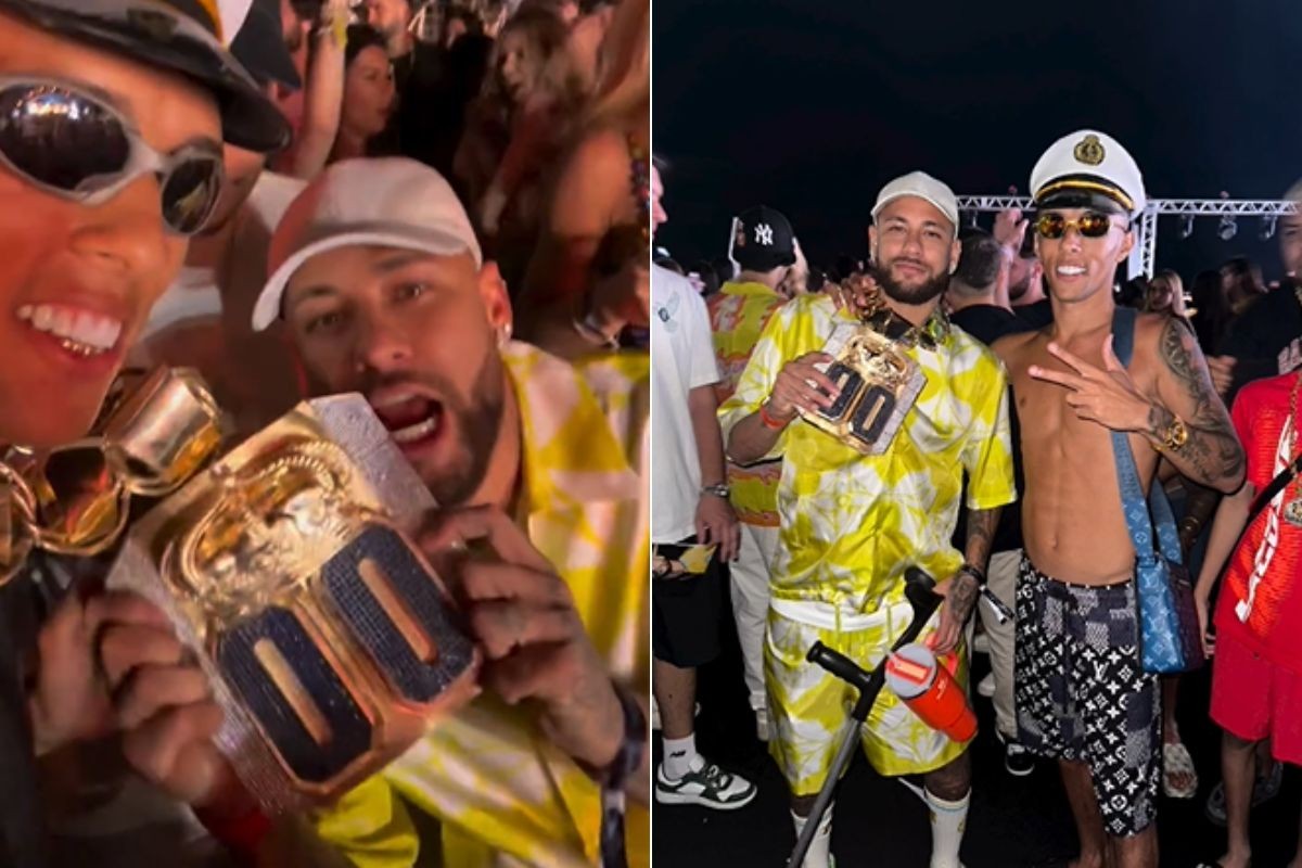 Buzeira with Neymar