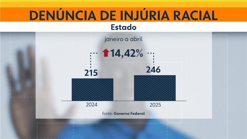 Casos de injúria racial aumentam 14,42% nos primeiros quatro meses deste ano em SP, aponta Painel Nacional de Direitos Humanos