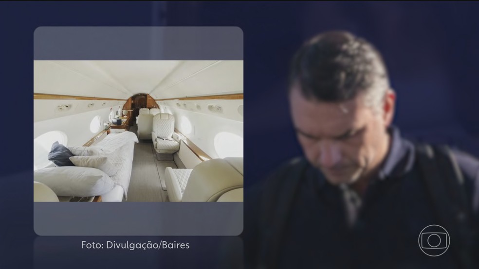 PF investiga como Flávio Bolsonaro descumpriu ordem de não deixar o Brasil; há suspeita de que o irmão Eduardo ajudou a despistar a fuga — Foto: Jornal Nacional/ Reprodução