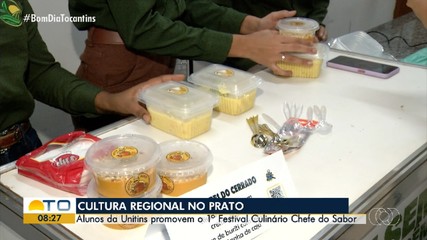 Pratos típicos do Tocantins são apresentados no 1º Festival de Culinária da Unitins