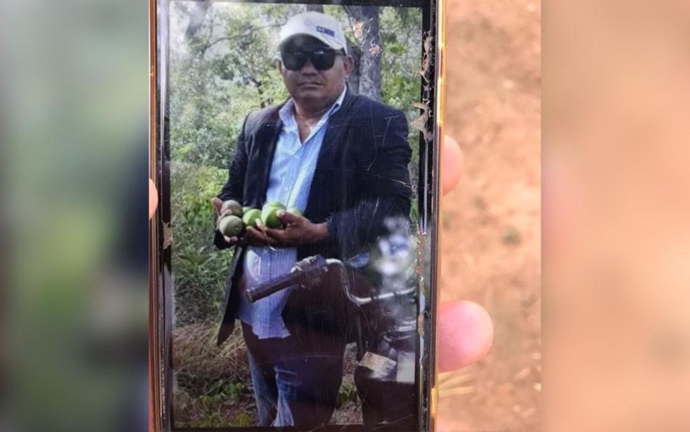 Francisco Sousa foi morto e o corpo enterrado pela esposa, filho e amante, em Águas Listas de Goiás — Foto: Divulgação/Polícia Civil
