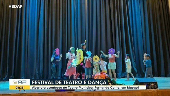 Abertura do Festival de Teatro e Dança aconteceu no Teatro Municipal Fernando Canto