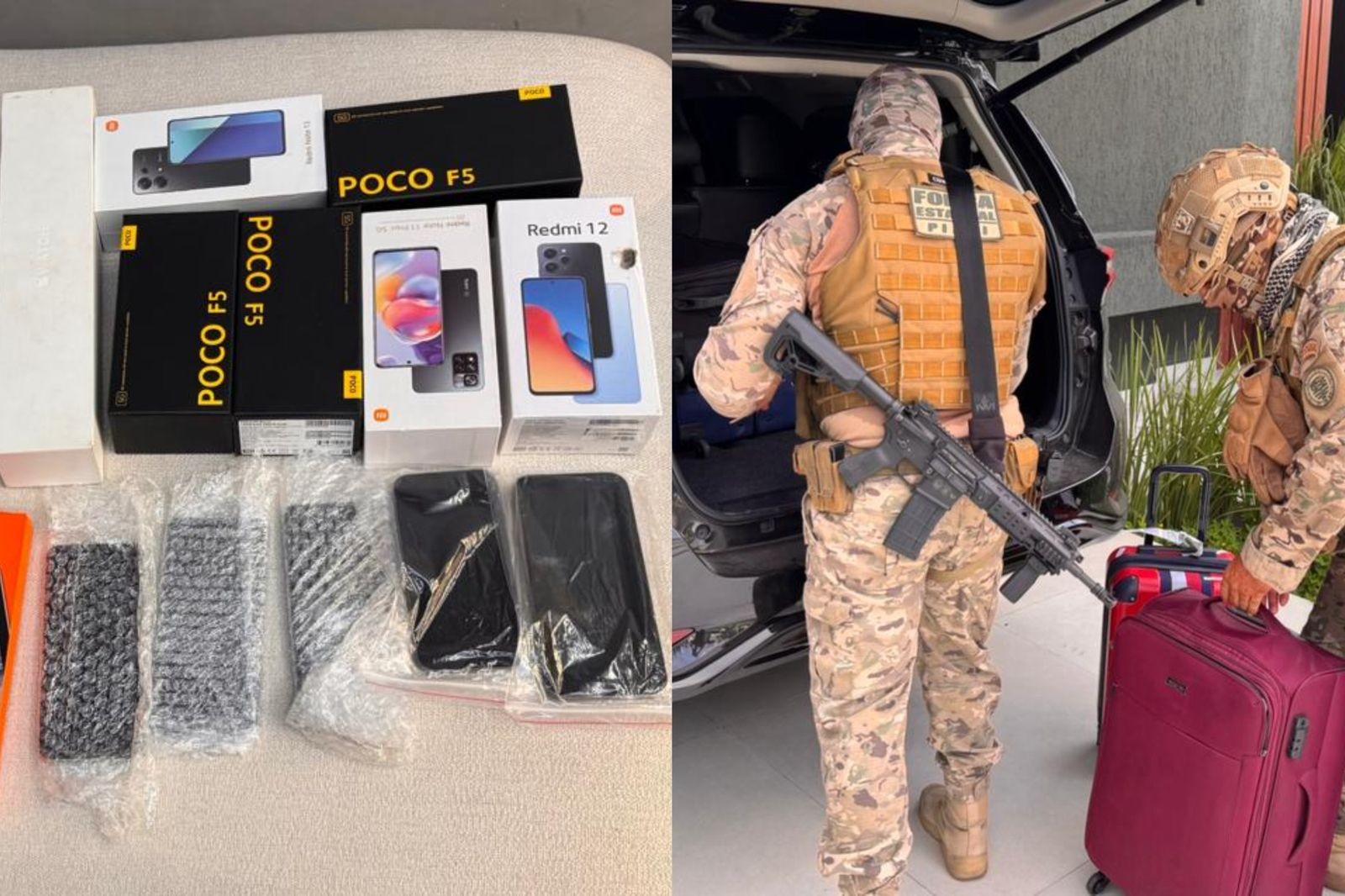 Grupo suspeito de vender celulares e bebidas sem nota fiscal é alvo de operação em Teresina